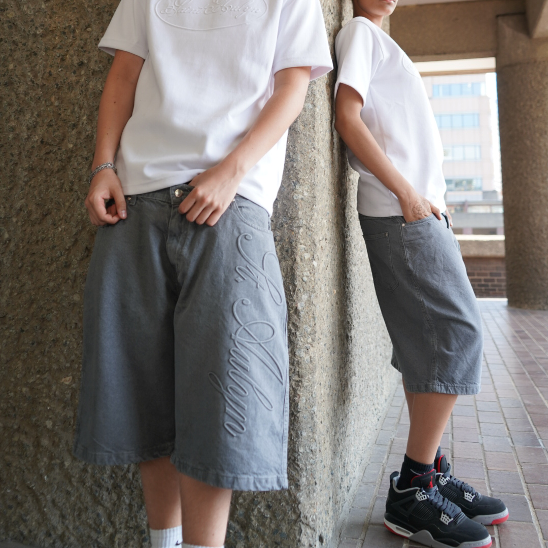 Signature Jorts - Washed grey