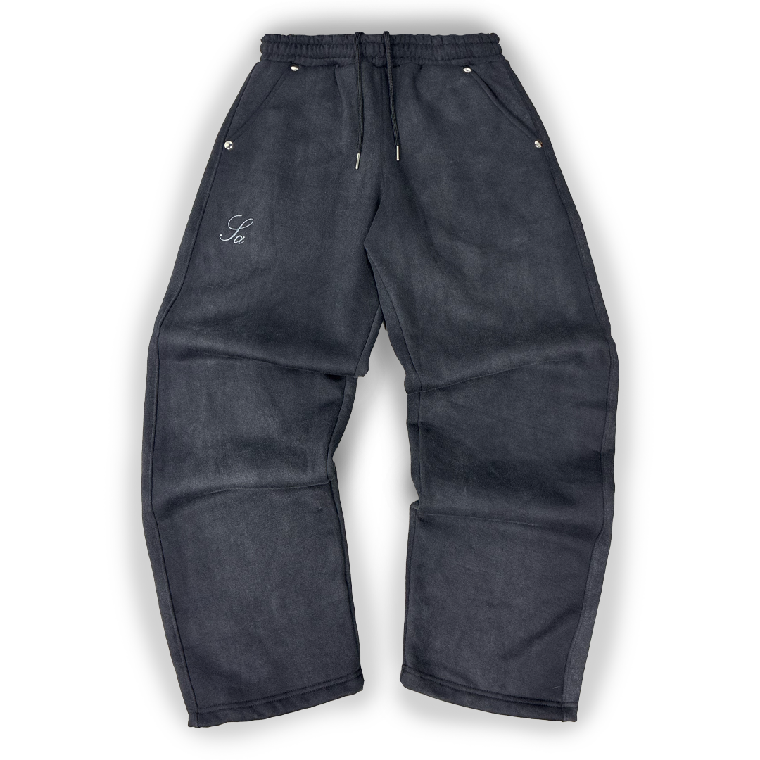 JET BLACK JOGGERS