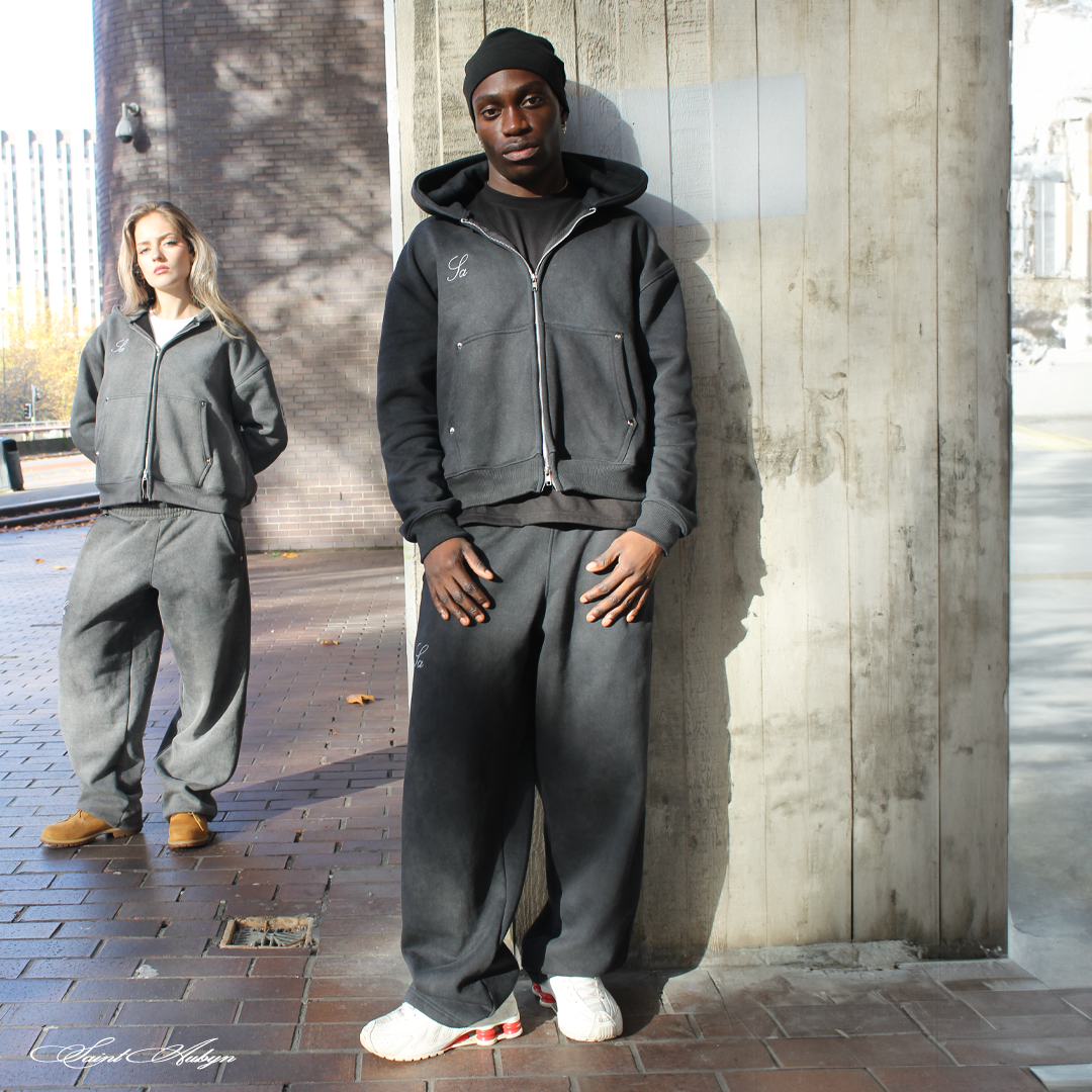 JET BLACK JOGGERS