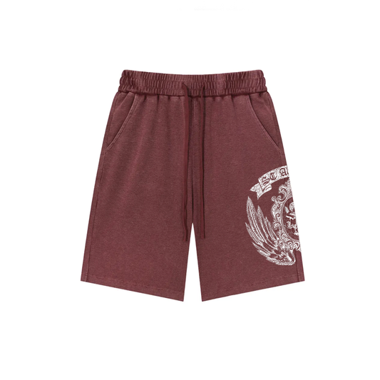 WINE WAFFLE SHORTS