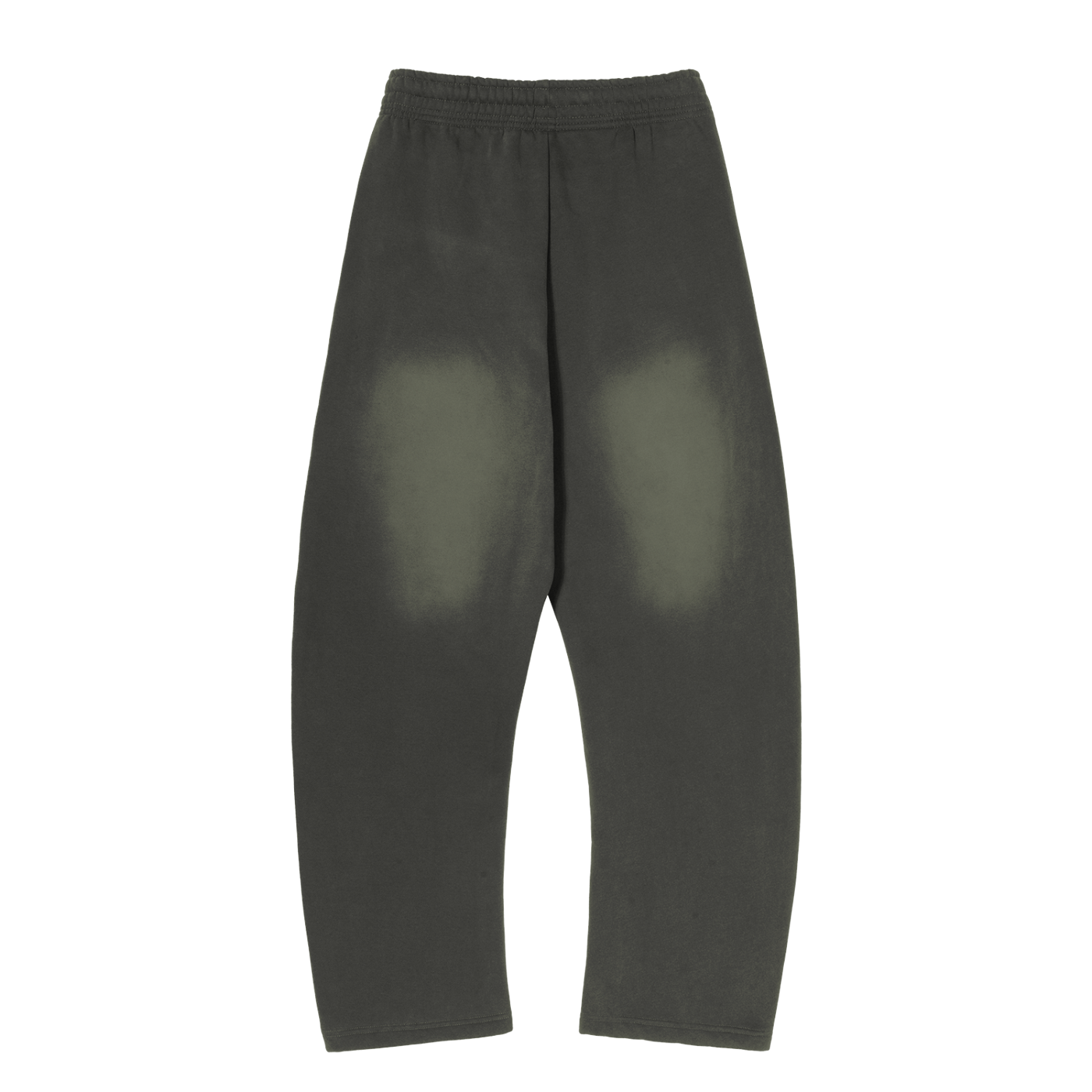 CURVED SWEATS - SAGE