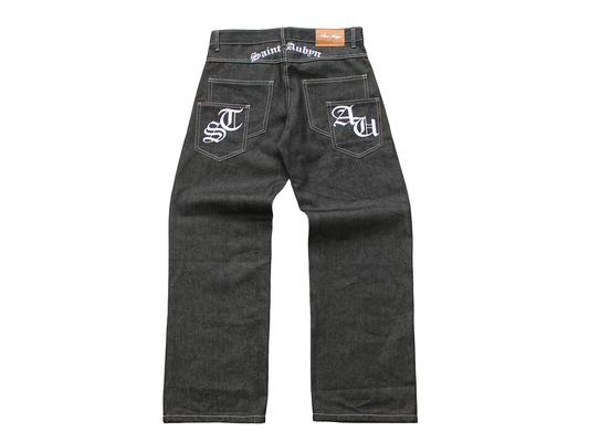 Double Pocket Denim - Black