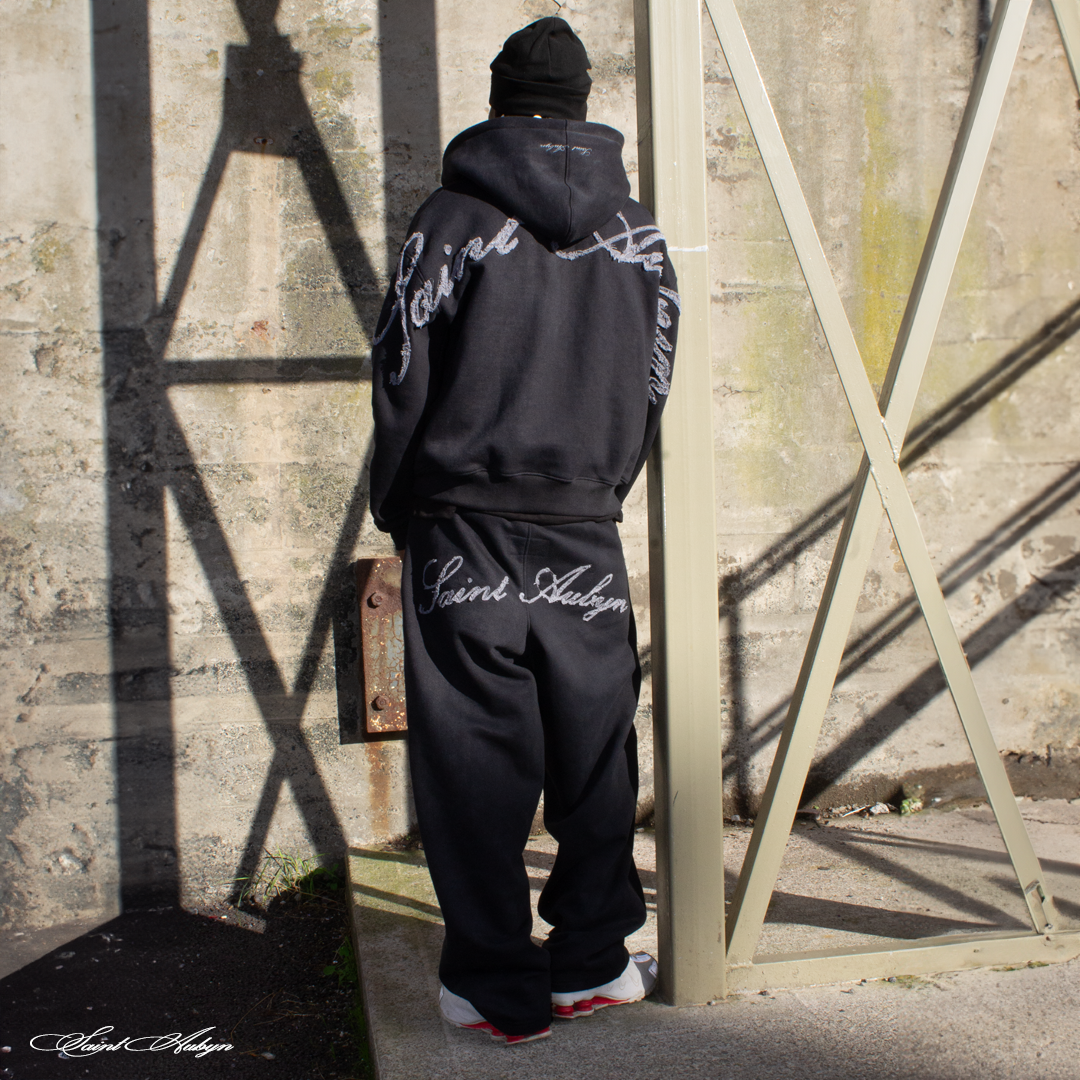 JET BLACK JOGGERS