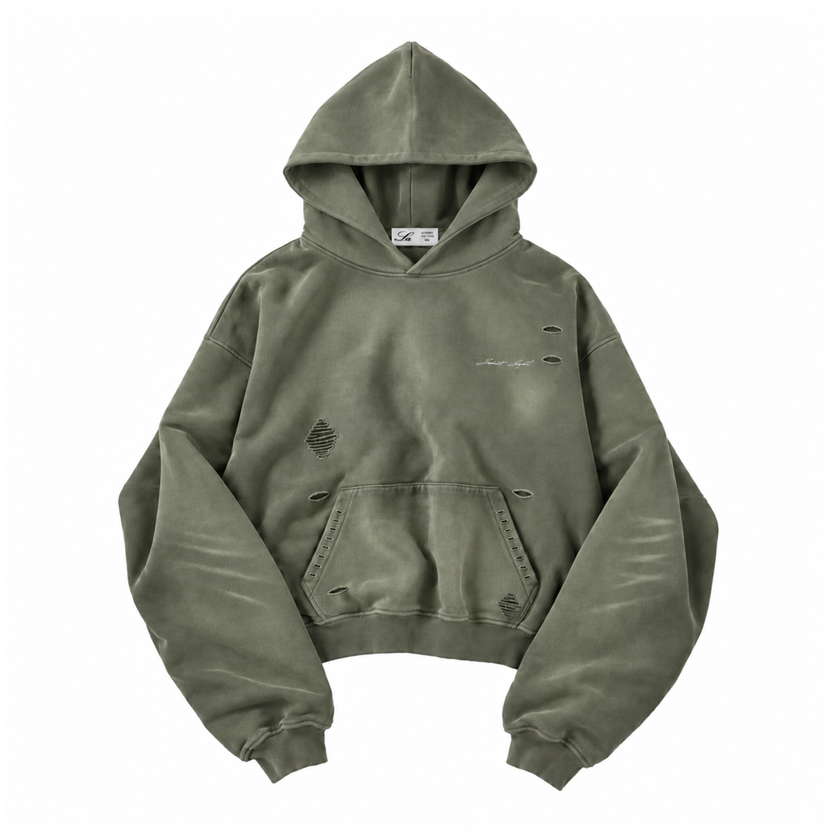 FADED HOODIE - SAGE